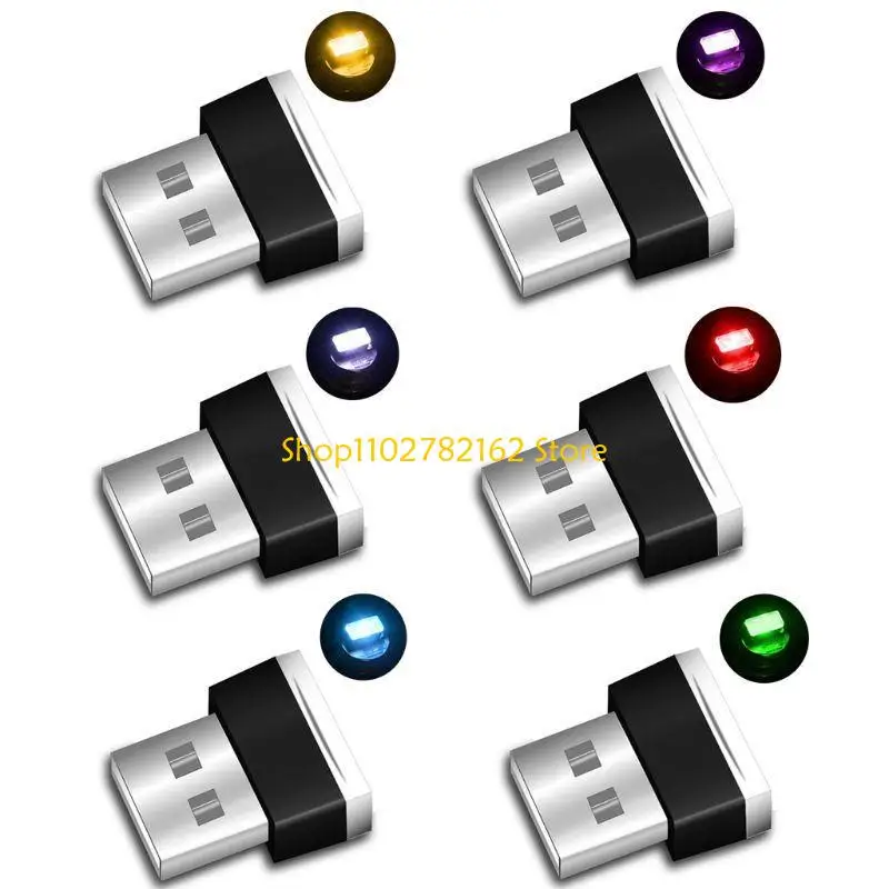 

547B Mini USB светодиодный автомобиль легкий автомобильный интерьер Атмосфера легкая декоративная лампа АВТО Decor