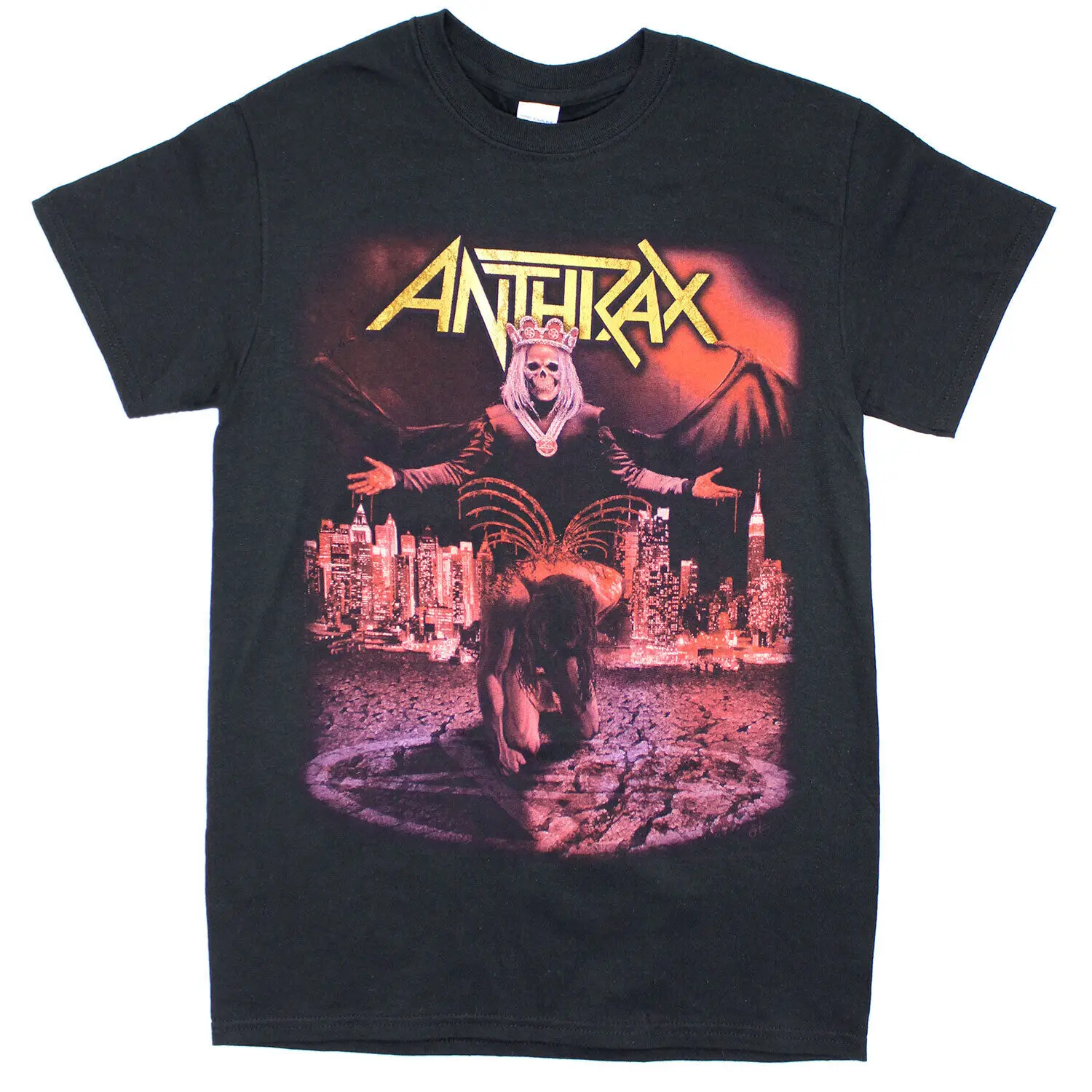 Men's Anthrax Bloody Wings N A 2016 Tour T Shirt Small Black