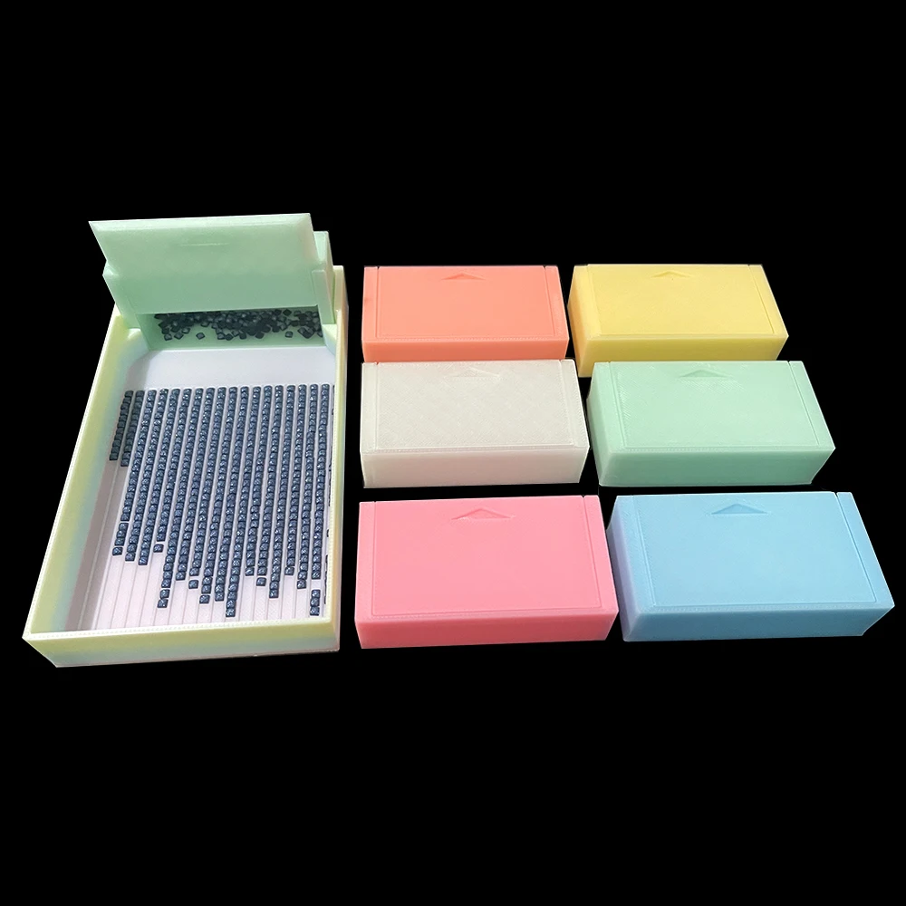 HOMFUN New Diamond Painting Tray，Multi functional take out drill and storage drill，5D Embroidery Accessories Tools Drill Tray - view 5