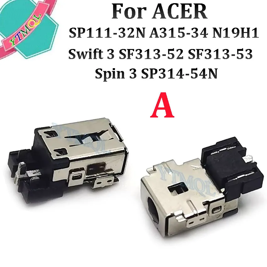 For Acer SF315-52G SF314-57G SP111-32N A315-34 N19H1 SF514-54T SF514-54GT A514-52G A514-52KG Laptop DC Power Jack Charger Port