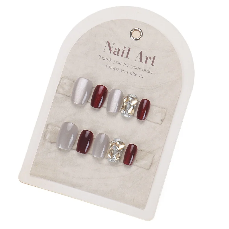 

Ручная работа для ногтей Advanced Sense Cat's Eye Flash Nail Art Короткая носимая пленка для ногтей Spice Girl