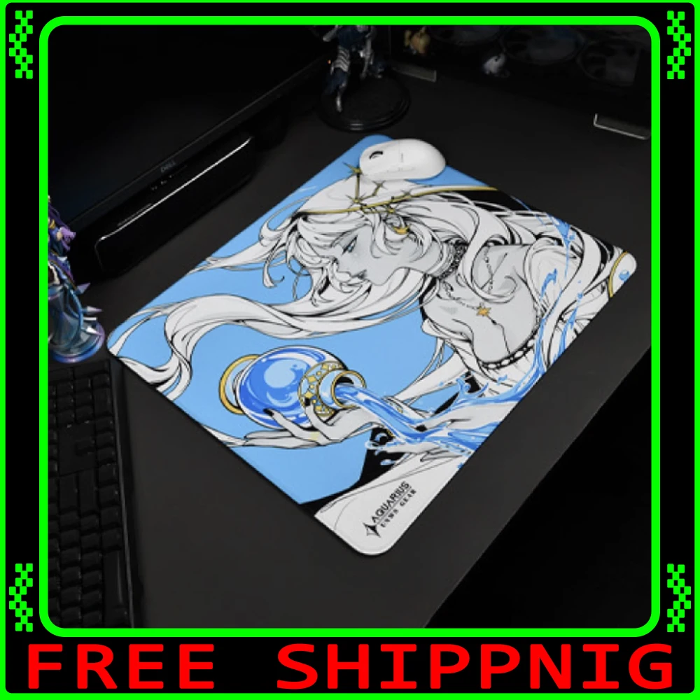

Crescent Twelve Constellations Series Aquarius Mousepad Neutral Control Poron Primer Mouse Pad 490x420x4mm Gamers PC Accessories