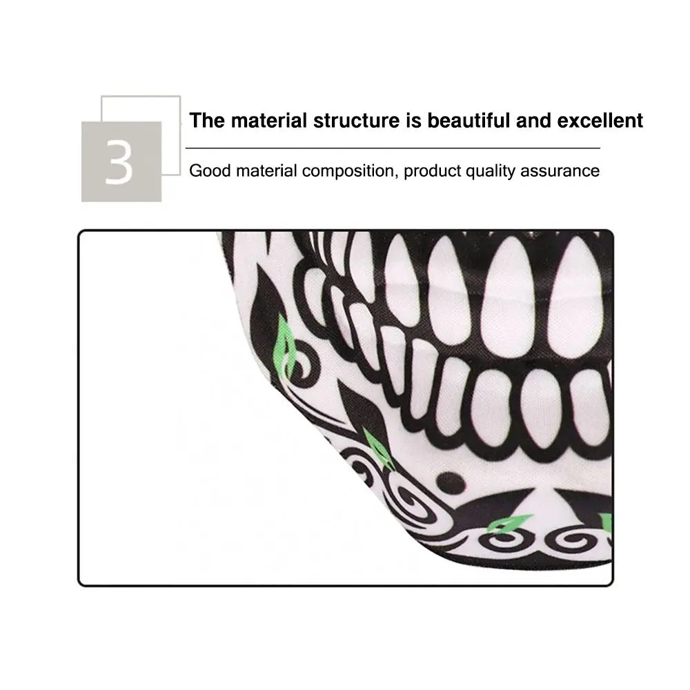 Adult Halloween Skull Mask Full Face DIY Cosplay Mask Novelty Party Mask