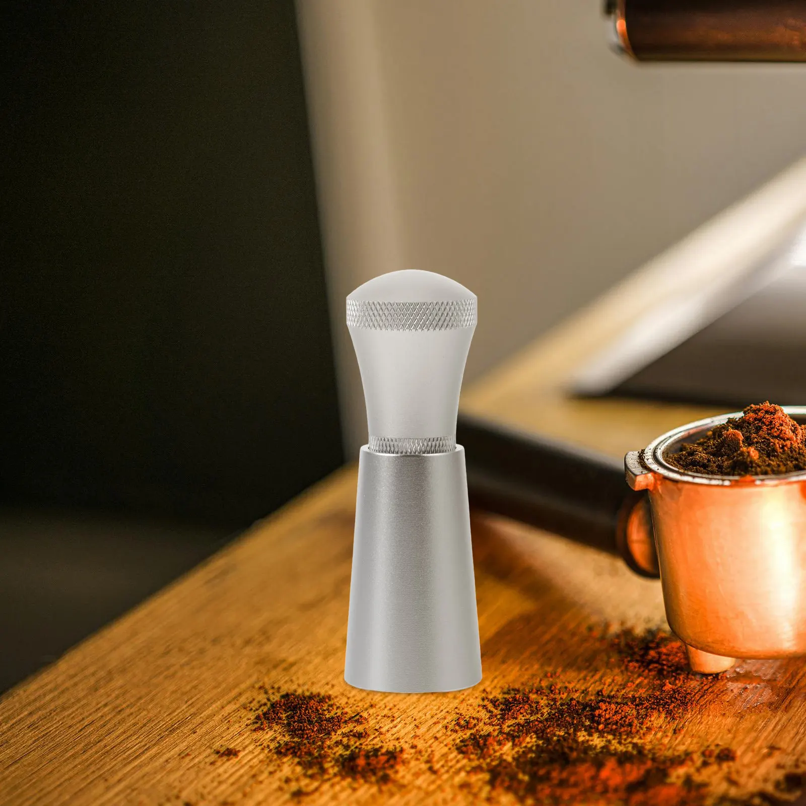 

Stainless Steel Coffee Needle Distributor Espresso Stirrer Needle with Base for Powder Distribution Clump Breaking Coffee