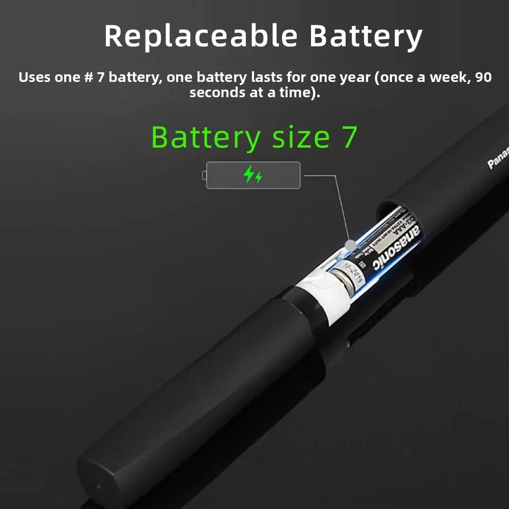 ماكينة تشذيب شعر الأنف الكهربائية المحمولة من باناسونيك، ماكينة تشذيب شعر الأنف والأذنين للرجال، ماكينة قص غير مؤلمة قابلة لإعادة الشحن