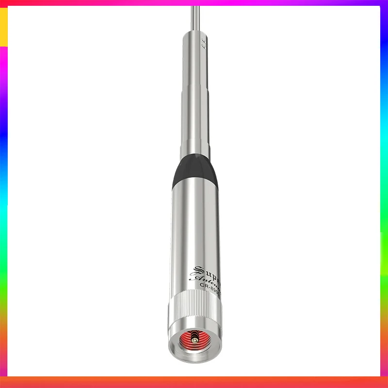 CR-8900 Car Antenna 29.6mhz/50/144/430MHz 126CM For TYT TH-9800 QYT KT-7900D Stainless with SL16 PL-259 Mobile Vehicle Antenna