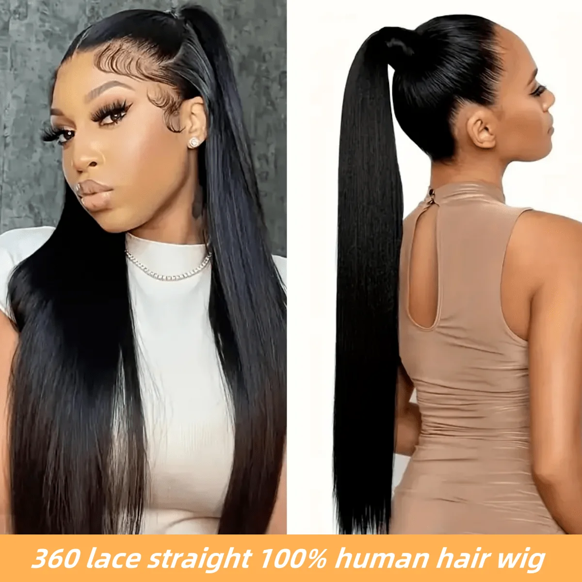 360 Lace Frontal Wig 32 Inch Brazilian Straight Human Hair 13x6 13x4 4x4 Lace Frontal Wig For Women 3 Days Delivery