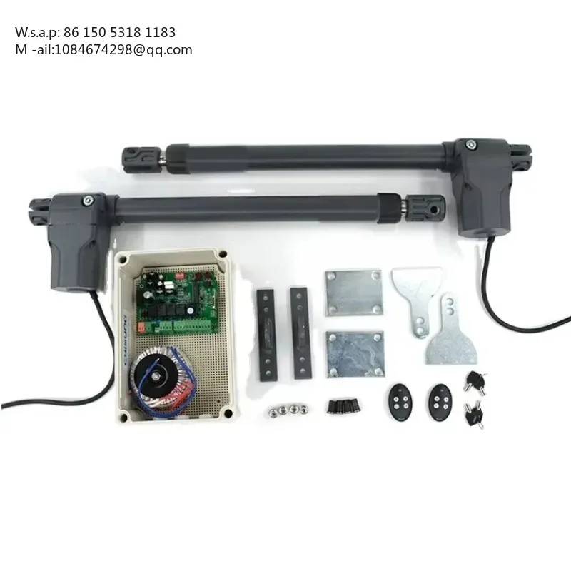DC Automatic Villa Swing Gate Opener, Swing Door Operator Motor for Residential Entry Gate