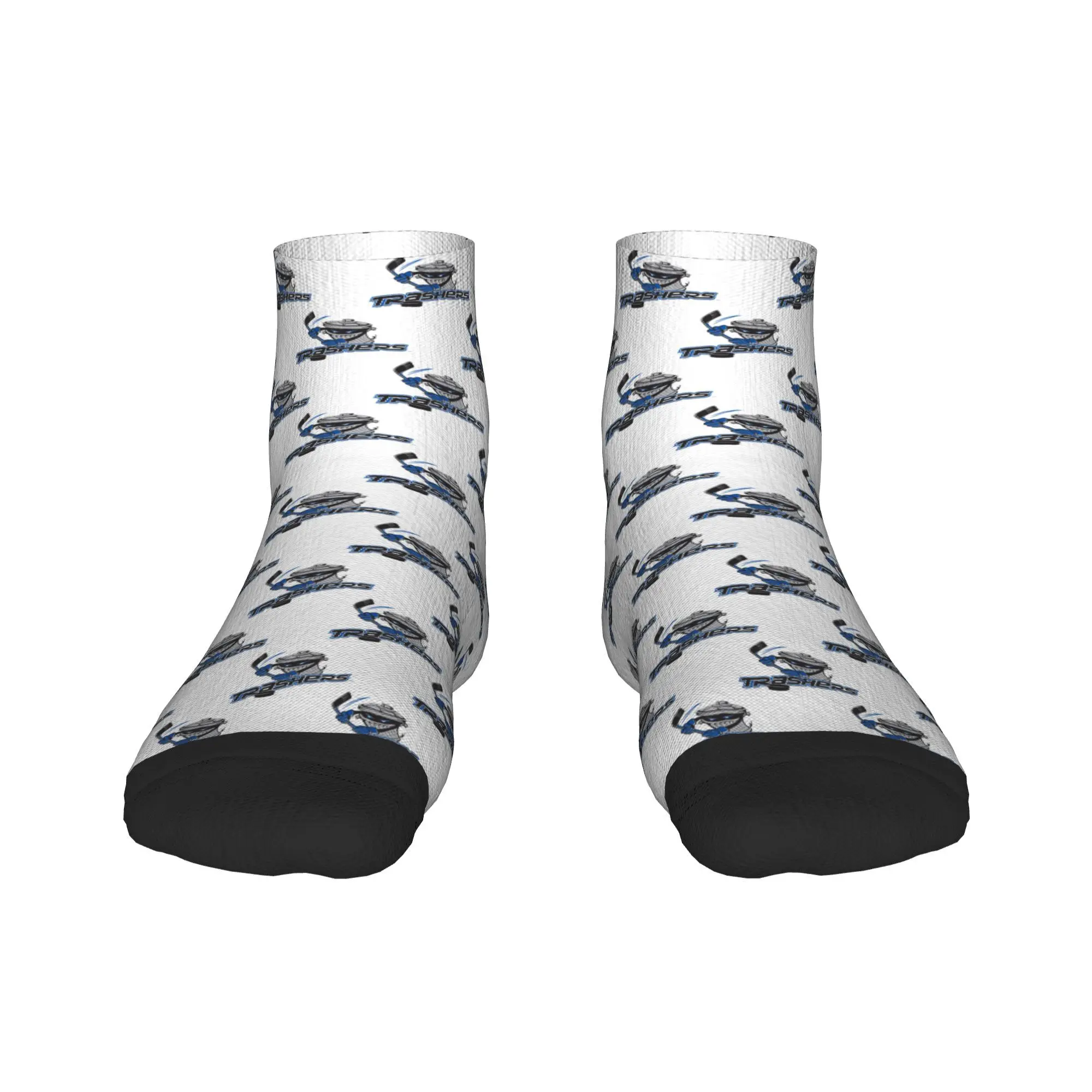 

Носки Danbury Trashers Ice Hockey (UHL), впитывающие пот чулки в стиле Харадзюку, всесезонные носки, аксессуары для унисекс