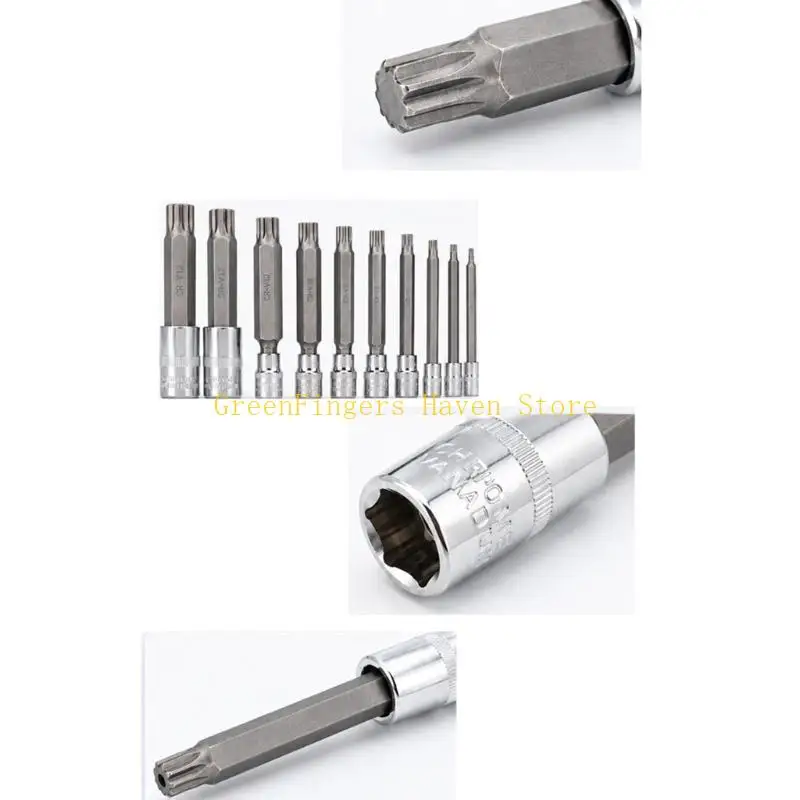 F68D 10 Star Fastener Tool with Common Tool Fit and Case Daily for Daily Use