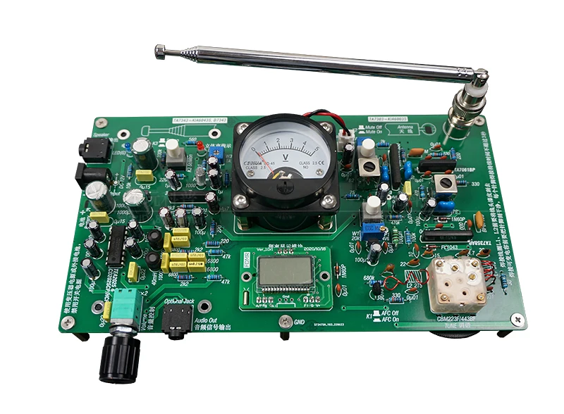 FM FM Stereo Integrated Radio Circuit Board Assembly Kit Electronic DIY Discrete Parts High Sensitivity