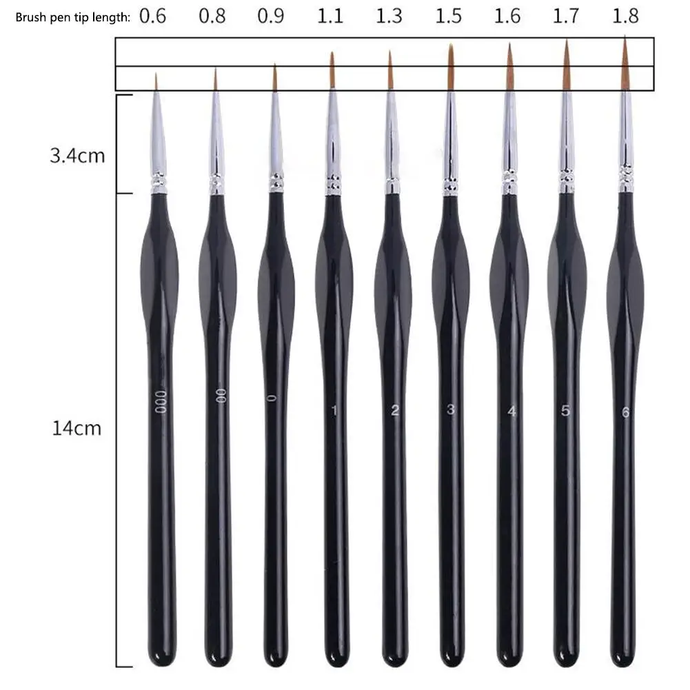 Ручка-кисть для рисования акварелью, треугольная ручка для рисования