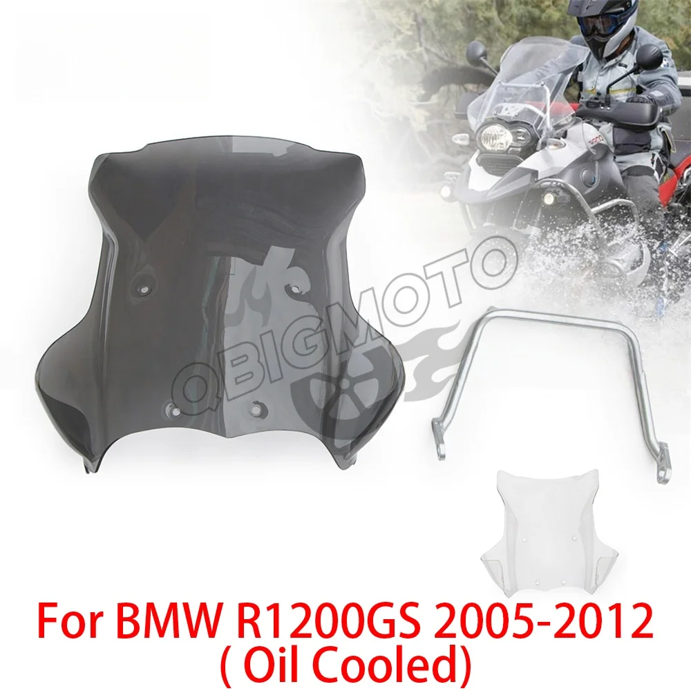 R 1200 GS 2012 Motorfiets Voorruit Voorruit Voor BMW R1200GS R1200-GS 2011 2010 2009 2008 2007 2006 2005 (Oliegekoeld) - afbeelding 2