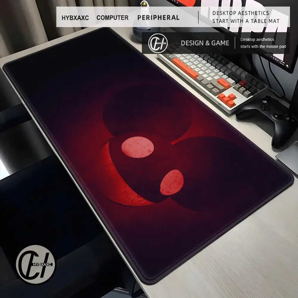 Alfombrilla de ratón para ordenador de 900x400mm, alfombrillas de ratón Xxl para juegos de PC, alfombrillas grandes para jugadores con diseño de Anime Cool Deadmau5, alfombrilla para teclado, alfombra para ordenador portátil y oficina