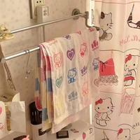 Kawaii Hello Kitty Cartoon Cotton Bath Towel Women Anime Sanrios Girl's Heart Cute Bathroom Quick-Drying Absorbent Towel