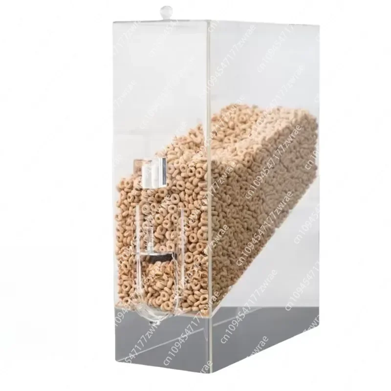 Eco-Friendly Elegant Transparent Acrylic Countertop Snack Dispenser Box For Household Use
