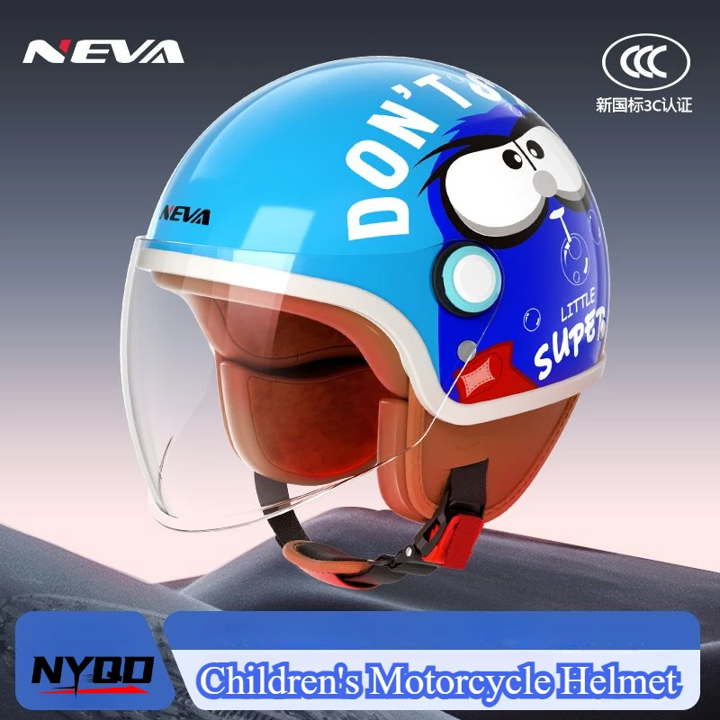 

Children's Motorcycle Helmet Boy's Four-season Electric Car Scooter Motobike Girl's Safety Helmet