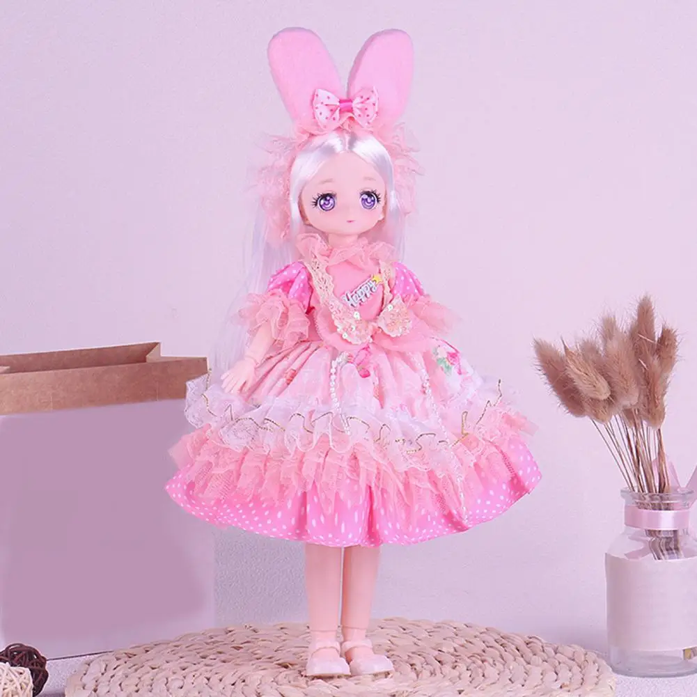 Giocattolo per bambola da collezione Posable Princess Lolita Dress Bjd Doll Toy Action Figure da collezione con vestiti Palla da 30 cm per ragazze