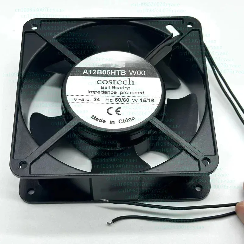 

Для COSTECH A12B05HTB W00 AC 24 В 15/16 Вт 120x120x38 мм 2-проводной охлаждающий вентилятор для сервера