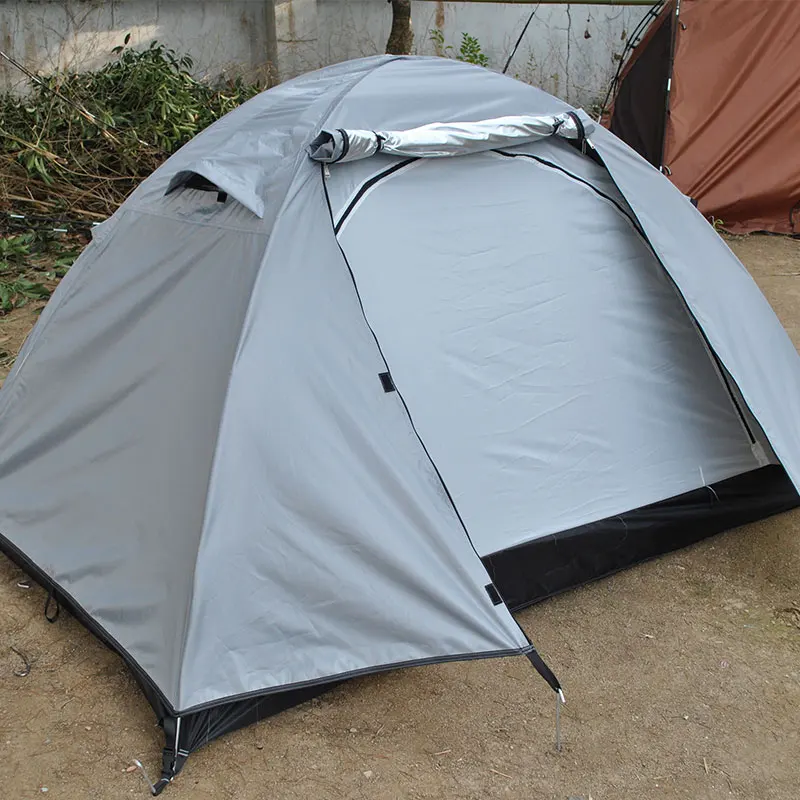 

Double Layer Camping Dome Tent, Waterproof Portable Picnic Tent, 1 Room, Outdoor Hiking Traveling, 2 Layers
