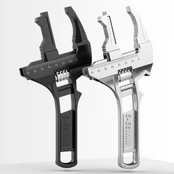Multifunctional Sink Bathroom Wrench Toilet Faucets Repairs Wrench 6-68mm Large Opening Adjustable Water Pipes Wrench