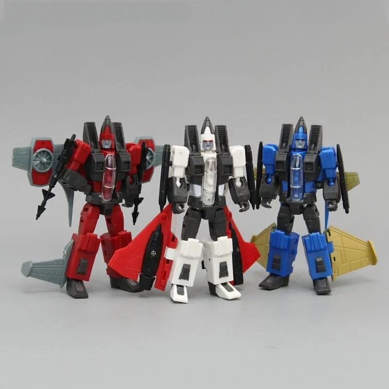 

Карманные игрушки-трансформеры PT PT01-06 PT-F15 PT F15 Starscream Skywarp Thundercracker Thrust Dirge Ramjet KO DX9 Фигурка