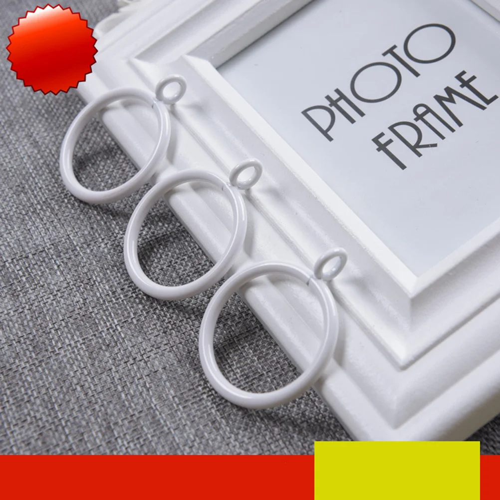 

10Pcs Roman Curtain Rings Metal Clips Strong Bearing Capacity Clamp Curtain Buckle for Drapery Panels Valance and Clothing