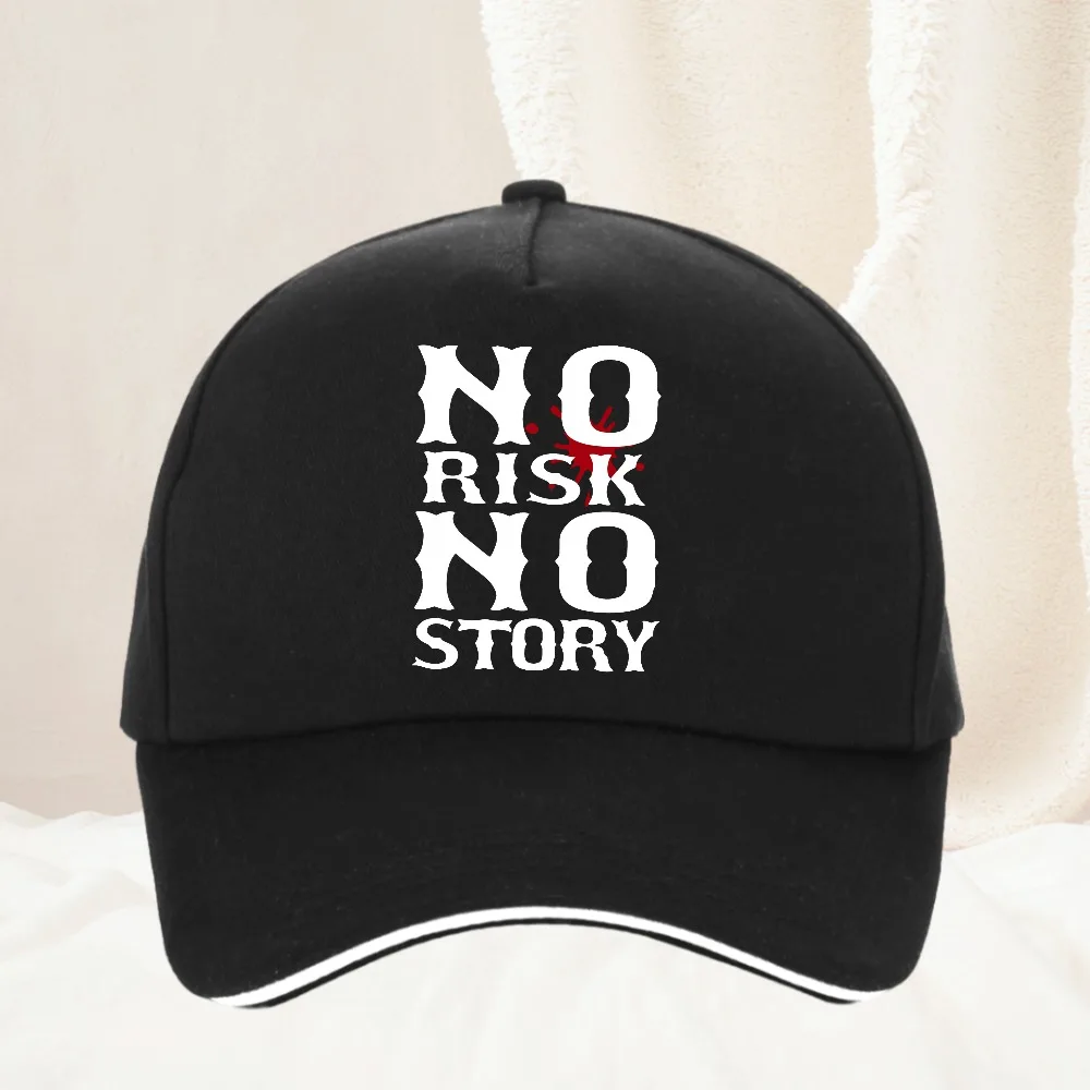 no risk no story Unisex Baseball Caps Spring and Autumn Outdoor Adjustable Casual Hats Men Women Golf Snapback hat