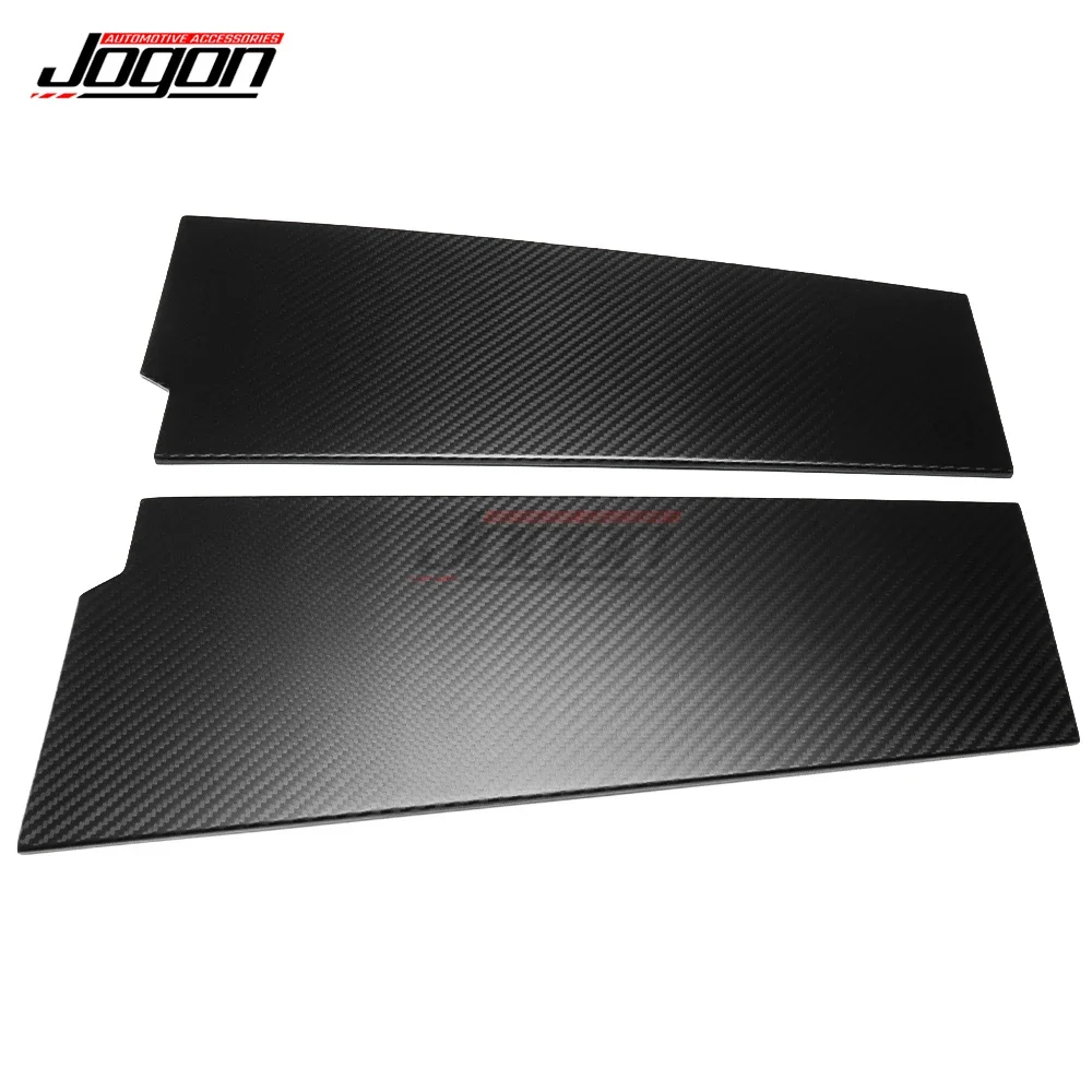 

For Ford Bronco 2021 2022 2023 2024 Carbon Fiber Exterior Car Window B Pillars Posts Molding Cover Trim Accessories