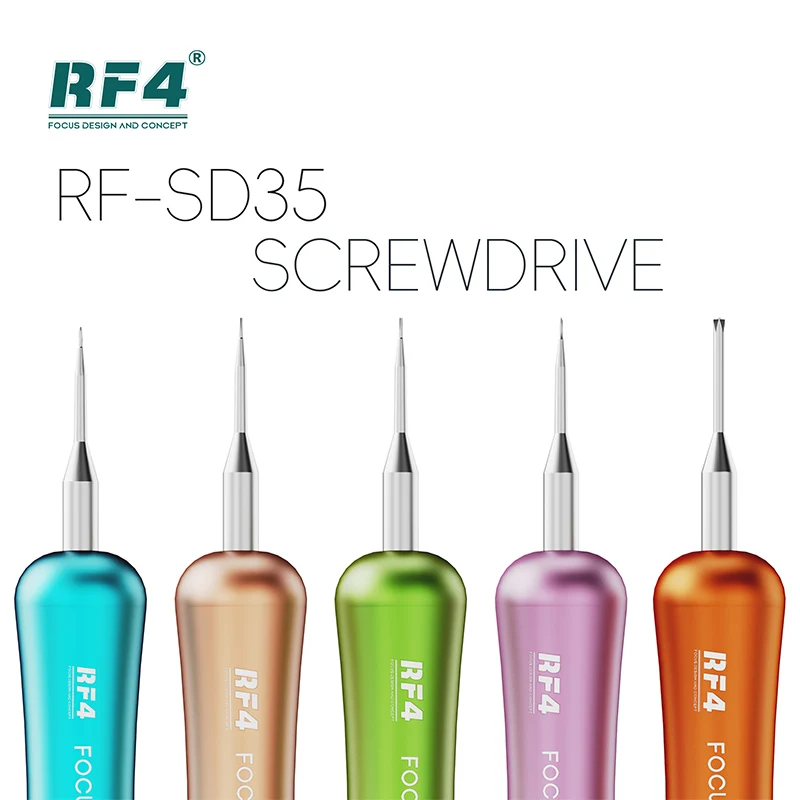 RF4 RF-SD35 High-precision Canton Tower Screwdriver Screw Removal Tool Mobile Phone Motherboard Chip Manual Repair Screwdriver