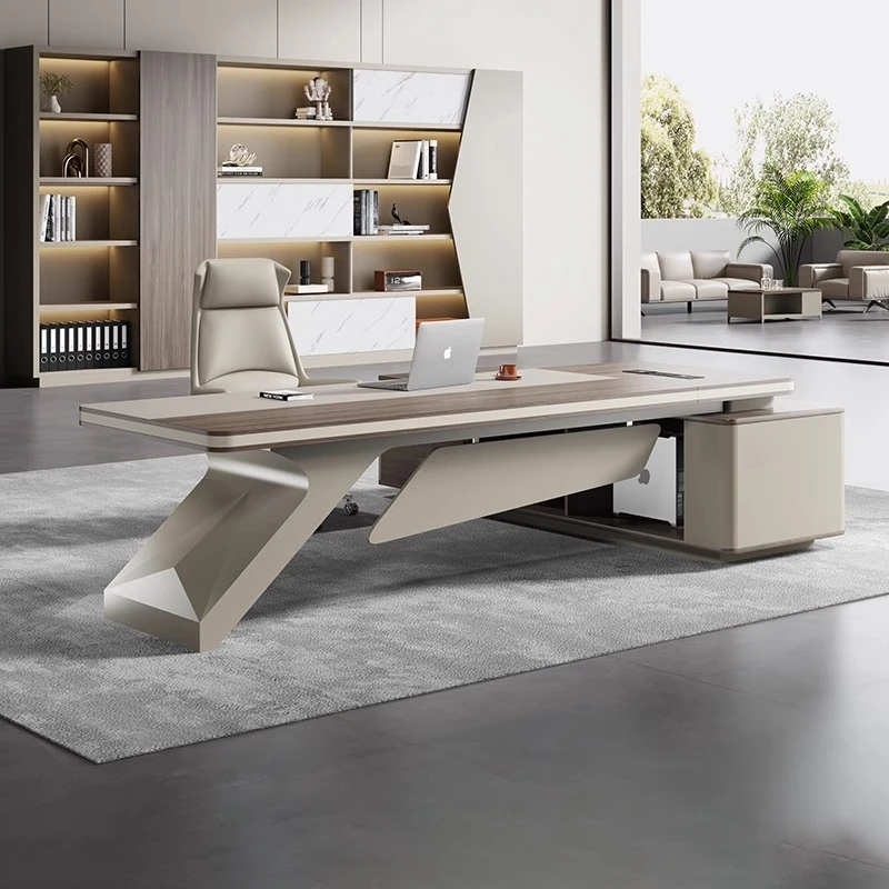 ^Organizer Adjustable Office Desk Luxury Drawers Storage Minimalist Office Desk Modern Gaming Unique Wooden Escritorio Furniture
