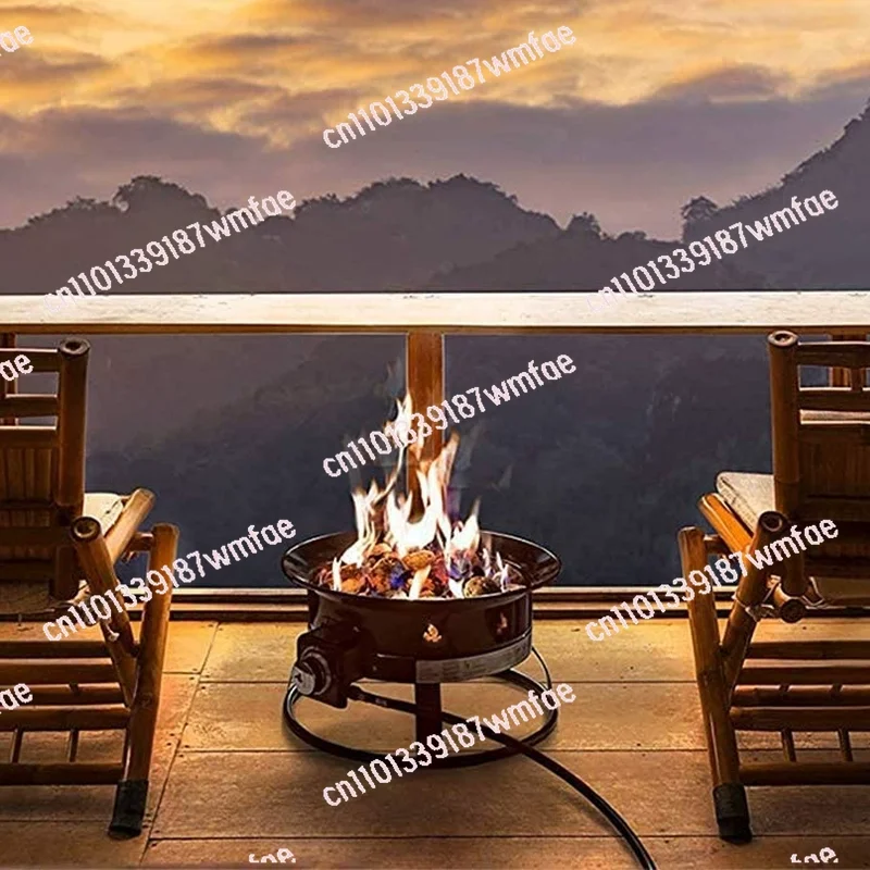 Outdoor Craftsman Heating Furnace Gas Household Garden Balcony Roasting Furnace Liquefied Gas Smokeless Bonfire Furnace
