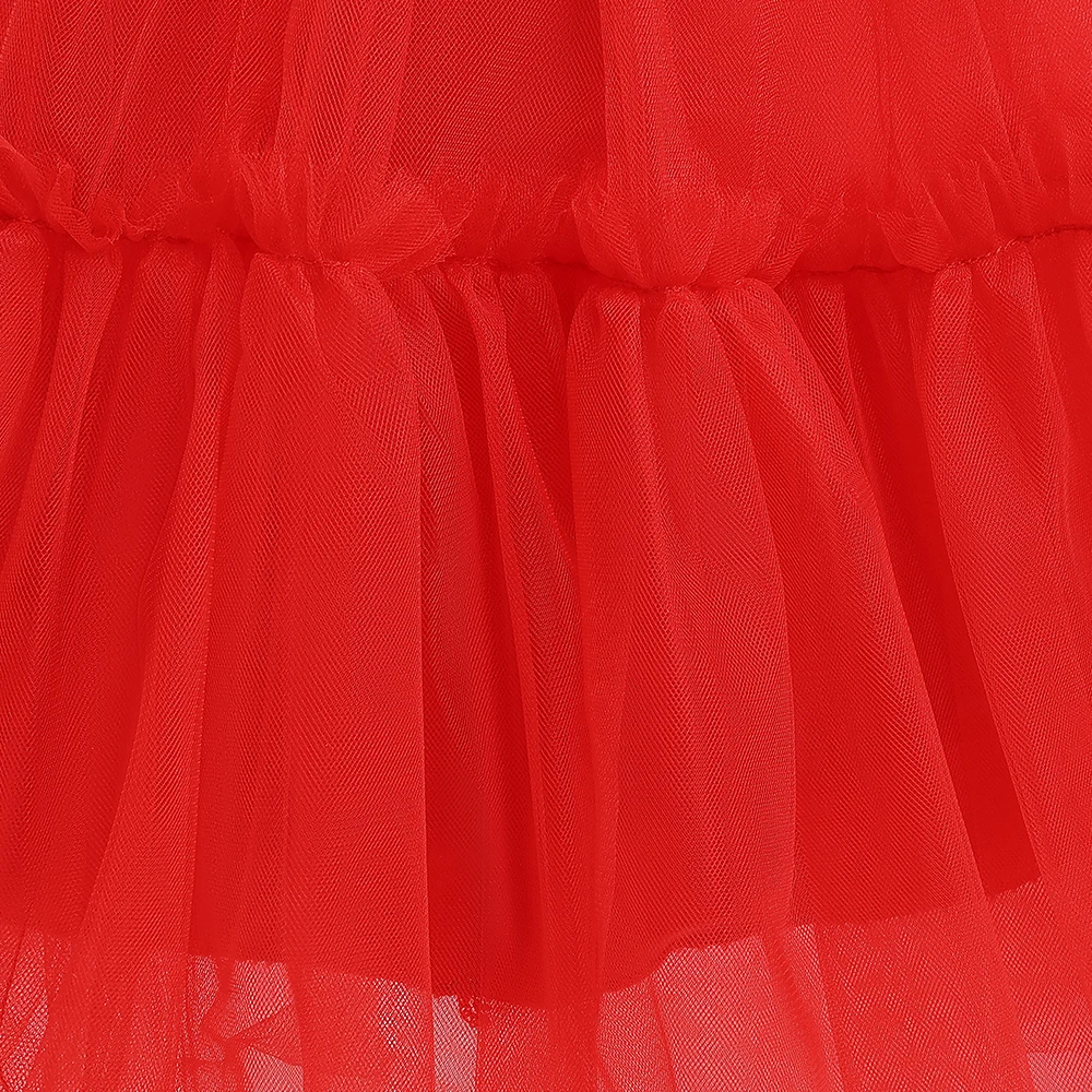 Mädchen Festkleid mit Schleppe Elegantes Tüll-Hochzeitskleid 2-8 Jahre Schleife Geburtstag Brautjungfern Prinzessinnenkleid Abendkleid Kinderkleidung – Detail 11