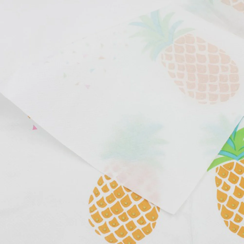 20 Blatt 33x33cm Ananas Druck Serviette Einweg Papiers ervietten Party zubehör für Party Bankett täglichen Gebrauch