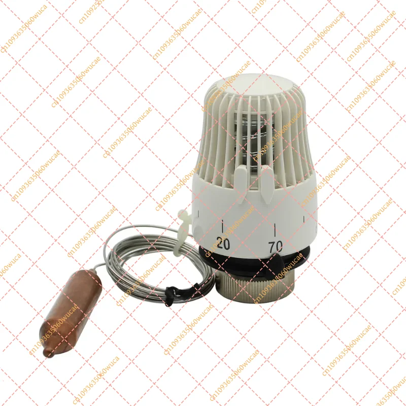 M30 Thermostatic Radiator Valve Actuator with Temp Sensor Probe, for Underfloor Radiant Heating Systems