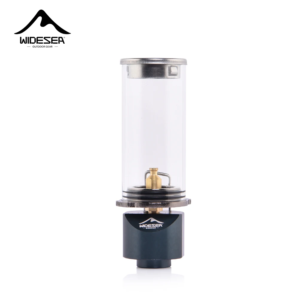 

Widesea Camping Gas Lamp High Temperature Explosionproof Glass Design Can Adjust Brightness Portable Operation Camping Necessary