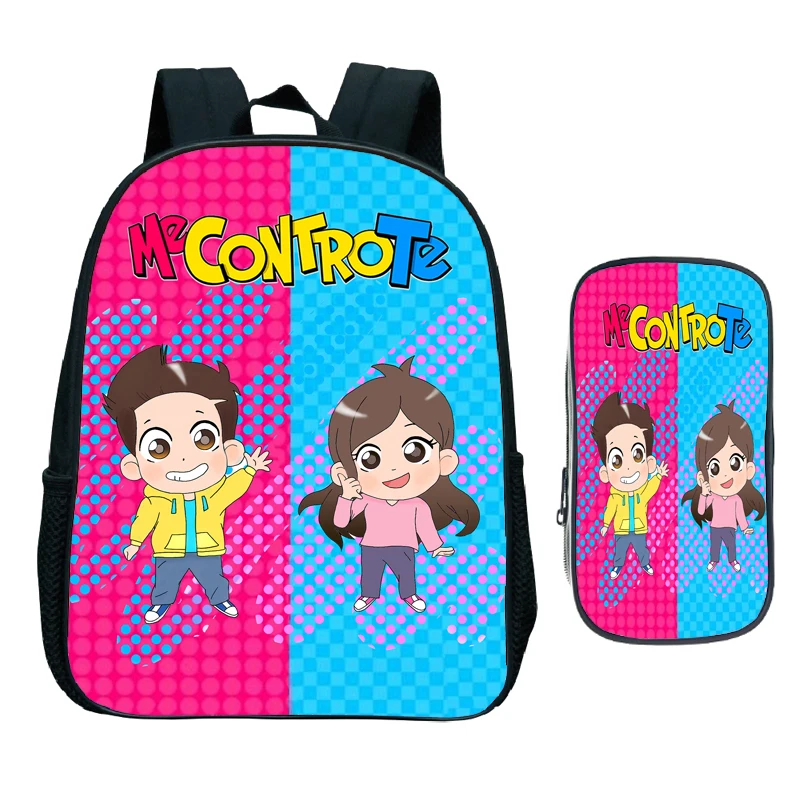 Me Contro Te Kindergarten Schoolbag 2pcs Set Fashion Baby Kids Backpack Cute Cartoon Boys Girls Small School Shouler Bag