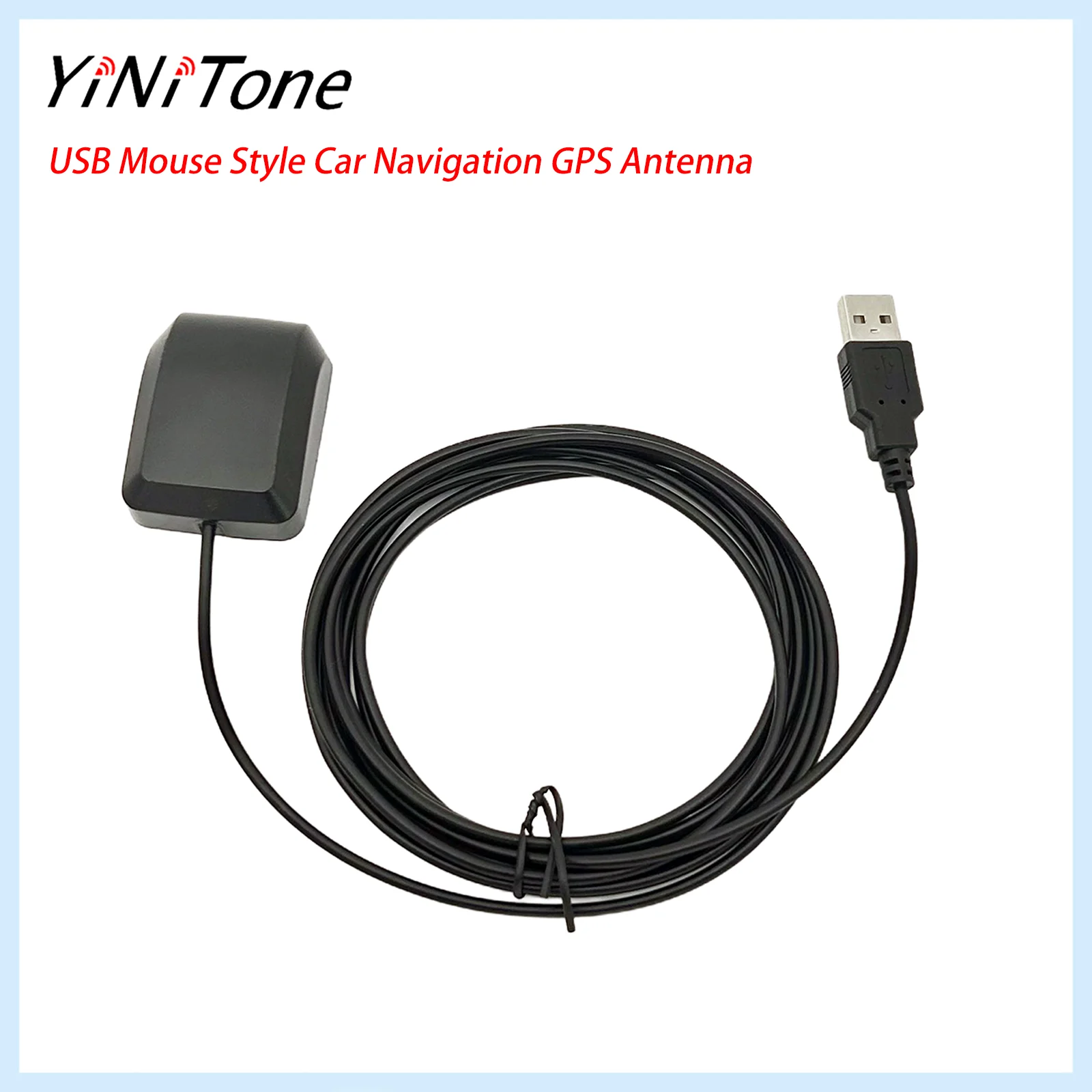 هوائي نشط GPS Glonass بطول 3 أمتار، قاعدة مغناطيسية لتحديد موضع أقوى على لوحة قيادة السيارة