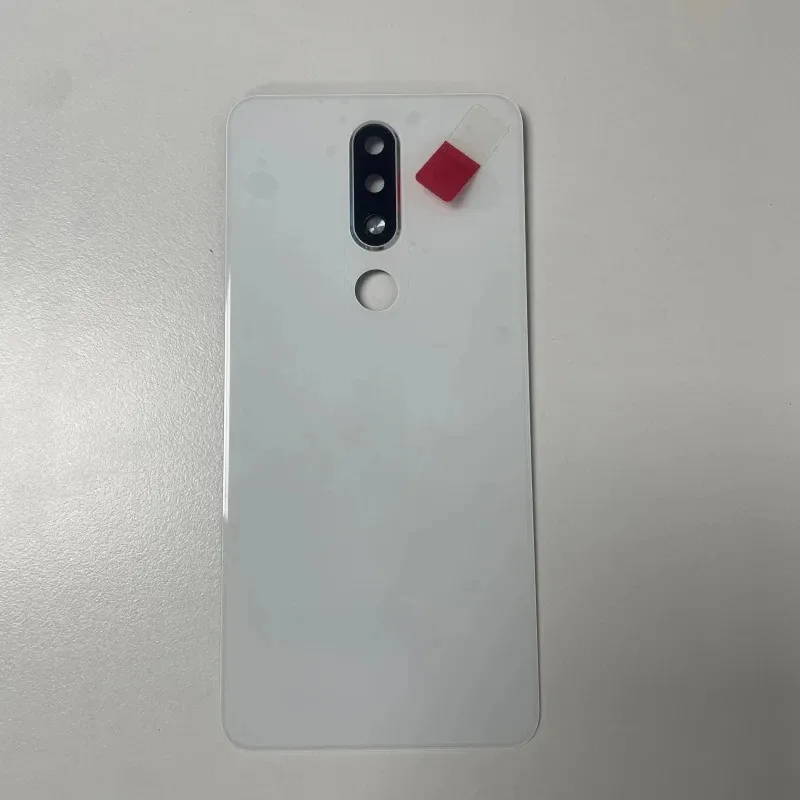 

Заднее стекло для Nokia 5,1 6,1 Plus Nokia X5 X6, задняя стеклянная крышка, панель, задний корпус, замена чехла