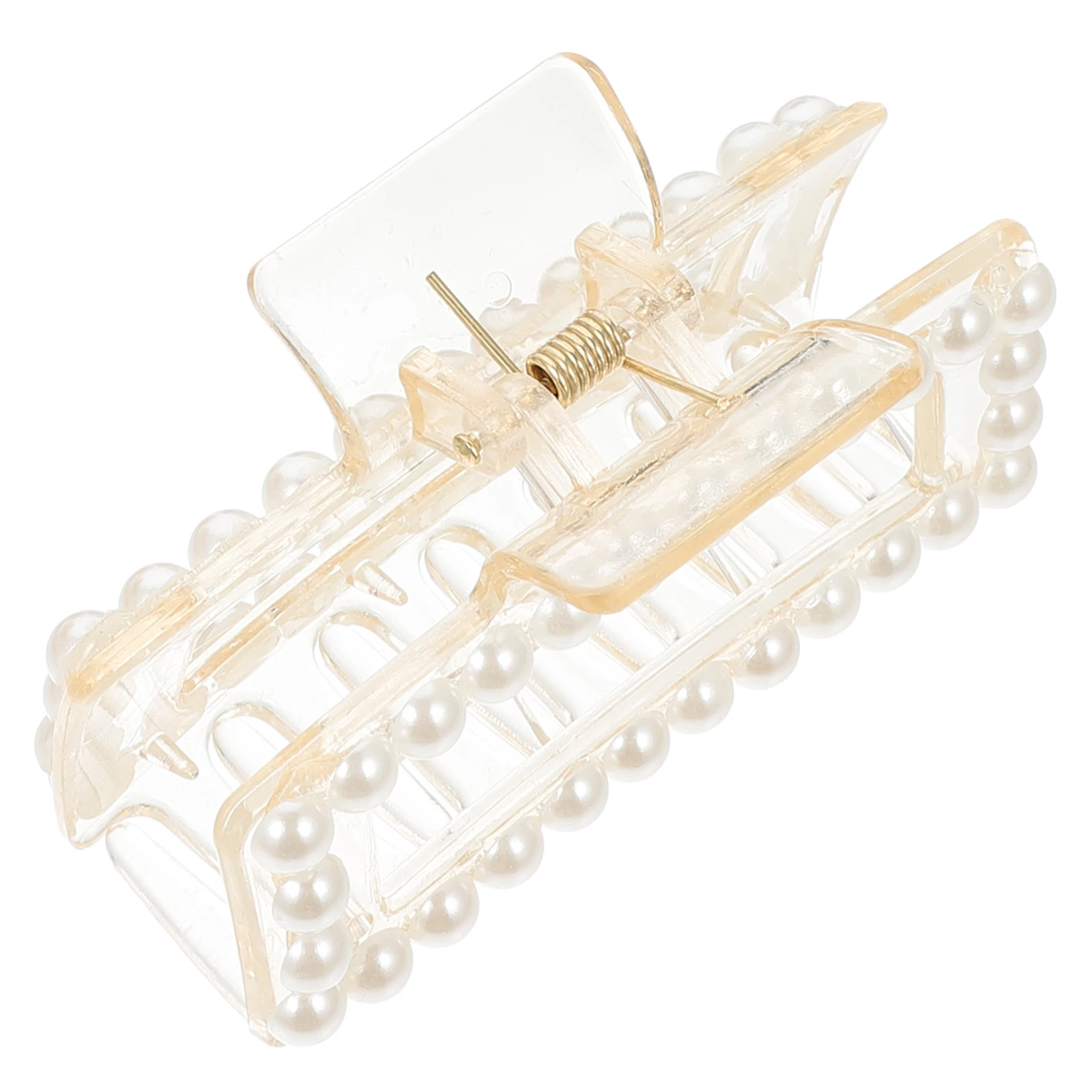 

Shark Jaw Clip Elegant Pearl Hair Clasp for Bath Makeup Hairstyle Claw Clamp Hair Decor Claw Clamp Women Jaw Clips