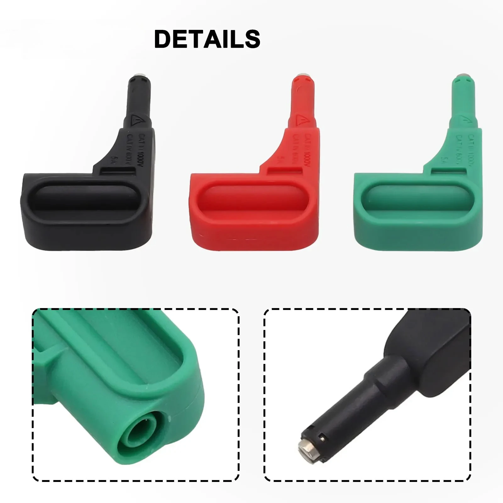 3 pz Sonda di Prova Magnete 4mm Banana Multimetro Digitale Megohmmetro Sonda Magnete Senza Saldatura Sonda Magnete Veloce Terminale Multimetro