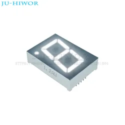 10 pezzi da 1,2 pollici 10 pin 1 cifra bit 7 segmenti display digitale LED bianco Digitron C-C 120101 AW CA 120101 Catodo dell'anodo comune BW