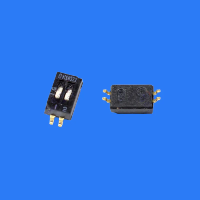 50pcs/Taiwan Patch 2-digit Key KE Dial Switch Pin Distance 1.27MM Patch Toggle Switch