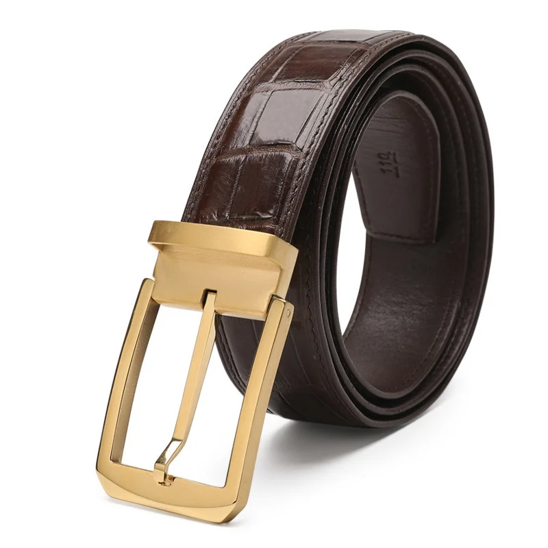 High Quality Men New Business Casual Belt Womens Genuine Leather Cosy Versatile Needle Buckle Waist Belt Fashion Classics Girth