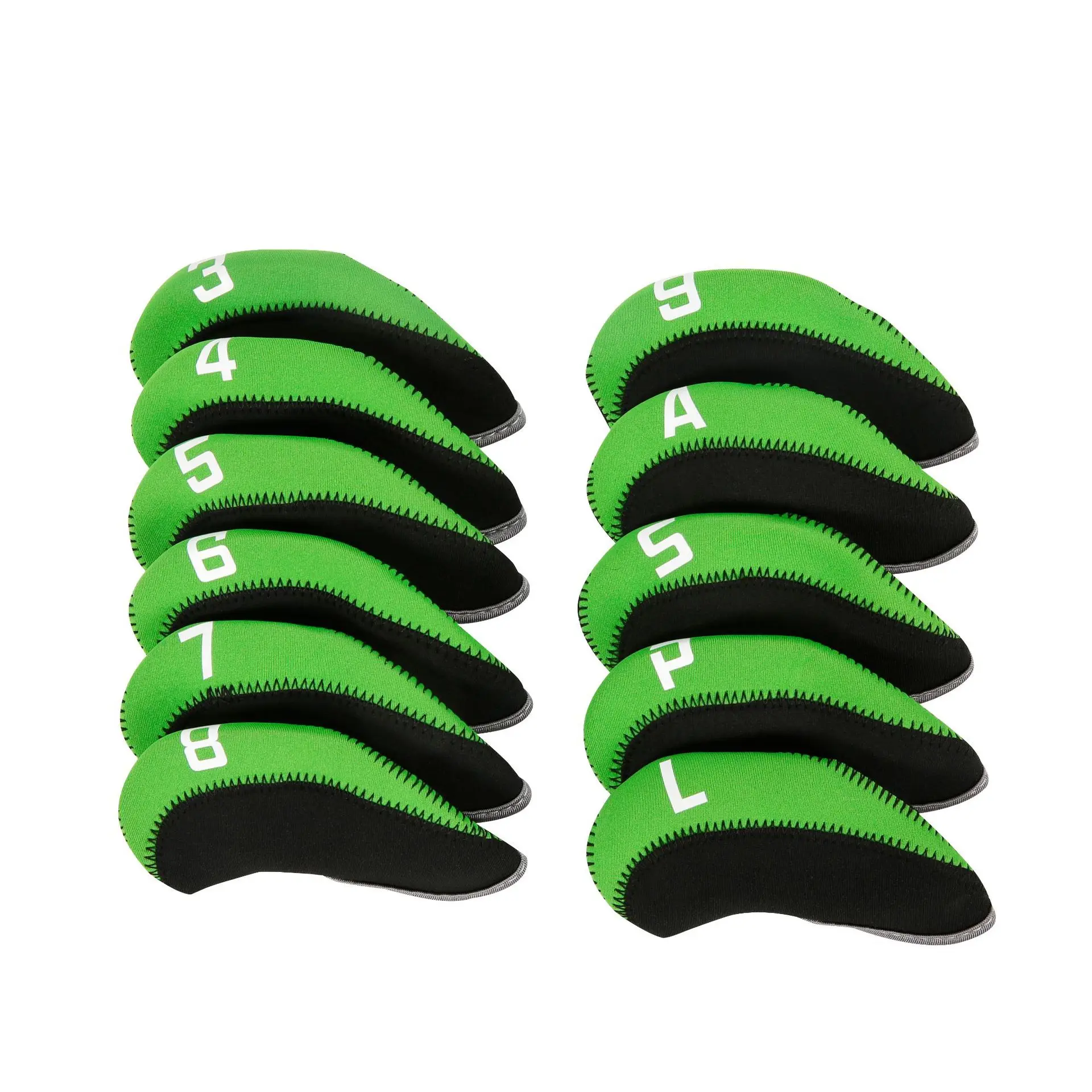 New Golf Iron Head Covers 1 Set Putter Headcover Protector, Lightweight Durable Portable Universal Irons Clubs