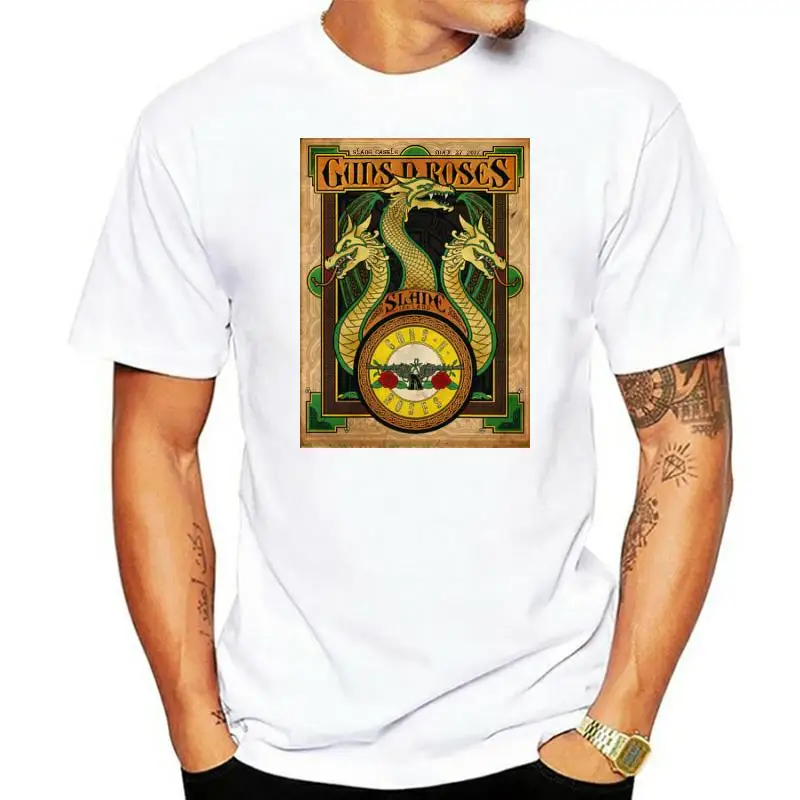 Nueva camiseta Guns N' Roses Not In This Life Time Tour para hombre, color negro, talla S 4Xl