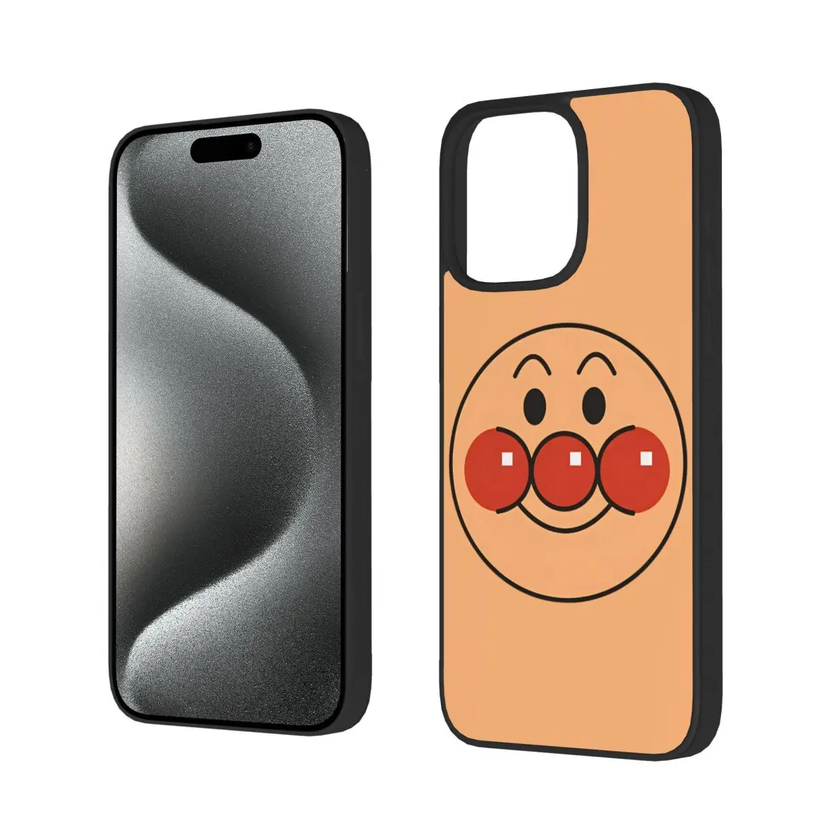 Забавный чехол для телефона Anpanmand с рисунком аниме для iPhone 15 Pro Max, полная защита, задняя крышка из ТПУ