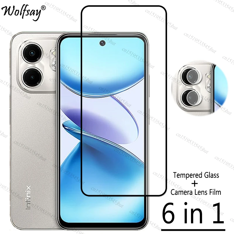 

Закаленное стекло с полным покрытием для Infinix Smart 9 HD Защитная пленка для экрана Infinix Smart 9 HD Стекло объектива для Infinix Smart 9 HD Glass