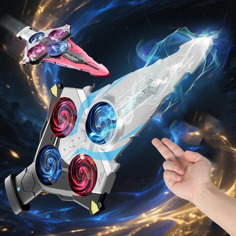 

Long Sword Flying Black Technology Suspension Toy Flying Remote Control Aircraft Fighter Drone Toy For Children'S Holiday Gifts