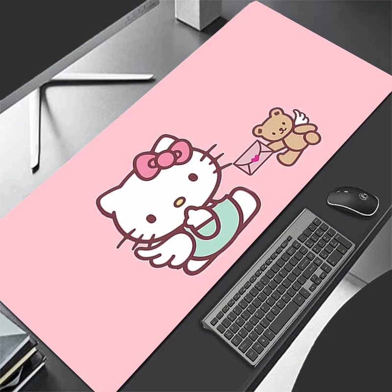 New Mouse Pad Larger XXL 900x400 Speed Mini Pc Computer Keyboard Pads Hello Kitty Desk Mat Gaming Accessories Home Mousepad